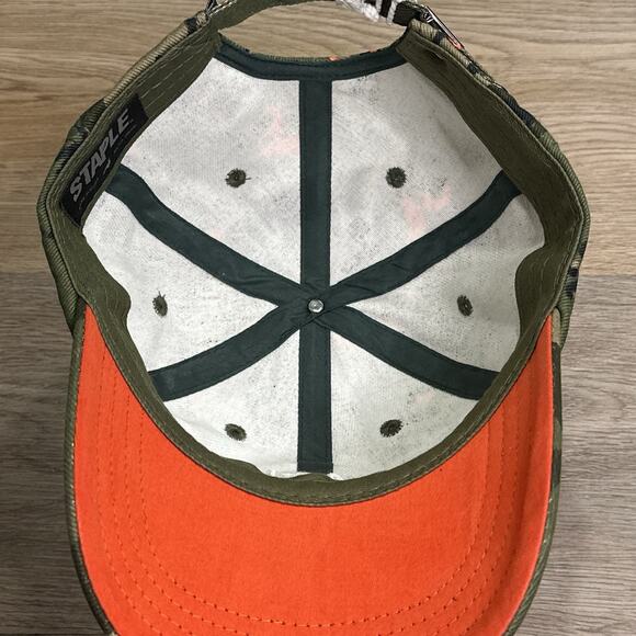 Staple Camo Camouflage NWT Hat Cap Strapback Adjustable Men Streetwear Skater - Picture 5 of 8